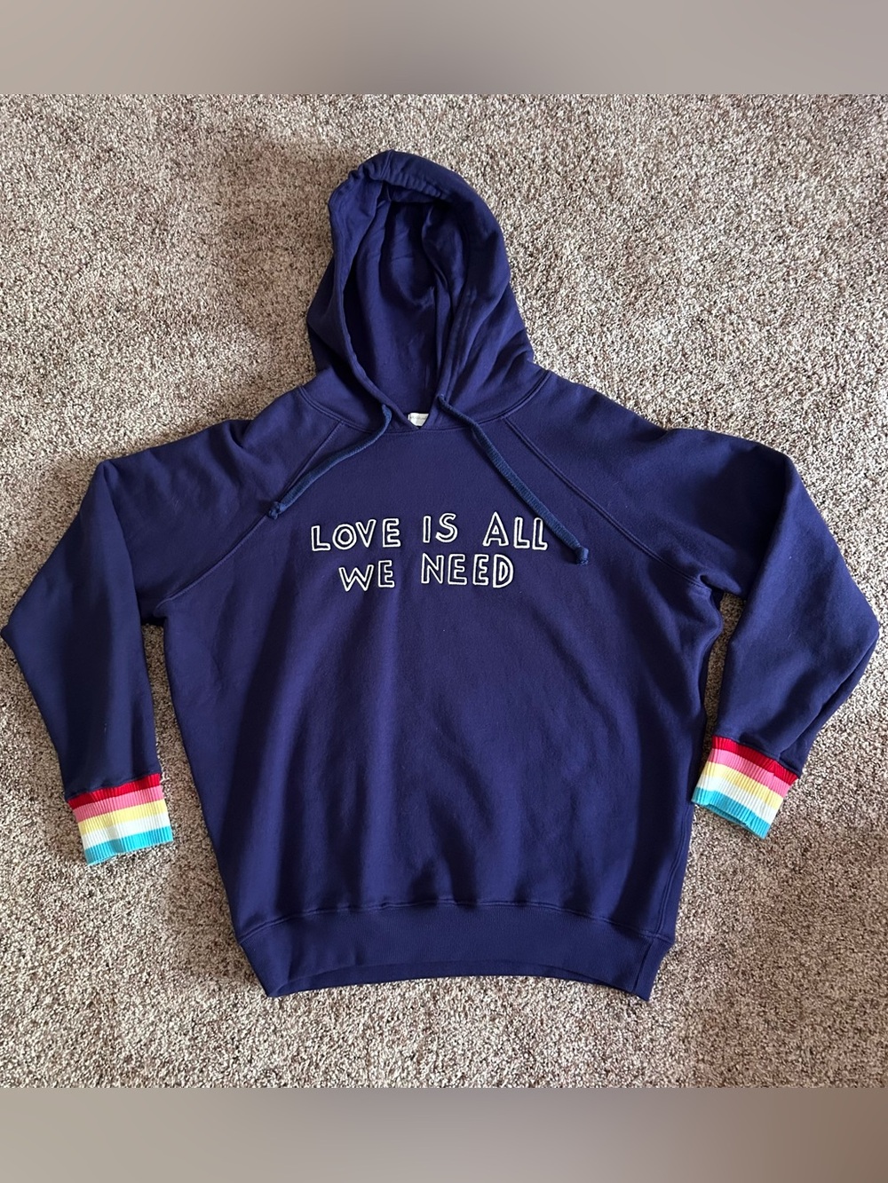 Spiritual Gangster Love is All We Need Soft Hoodie Size Large - Picture 5 of 7